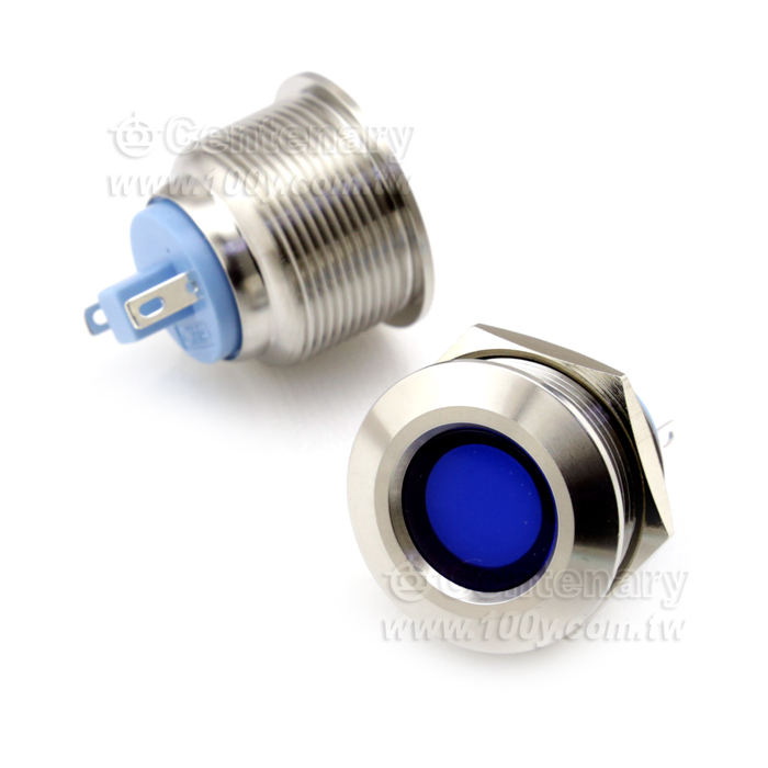 Φ22mm 金屬信號燈 12V 綠色 - 117387 產品圖片