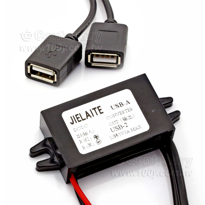 降壓模塊 12V轉5V/3A帶雙USB - 117436 產品圖片