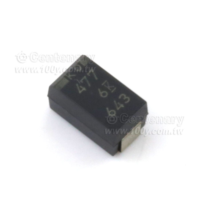 SMD 鉭電 470uF/6.3V ±20%  X Case - 117229 產品圖片