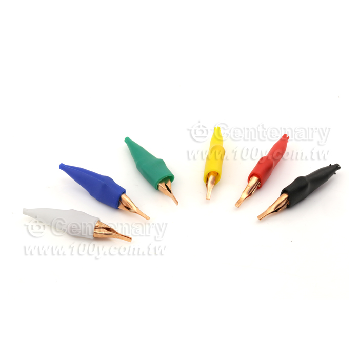 Flat Mouthless Toothless Copper Alligator Clip - 120489 Product Image