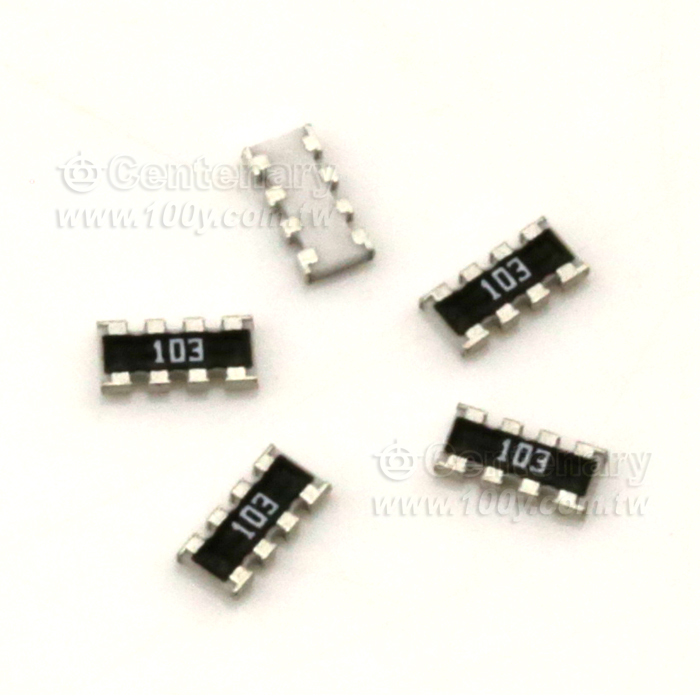 0603 電阻器網路及陣列 330ohm ±5% - 95074 產品圖片