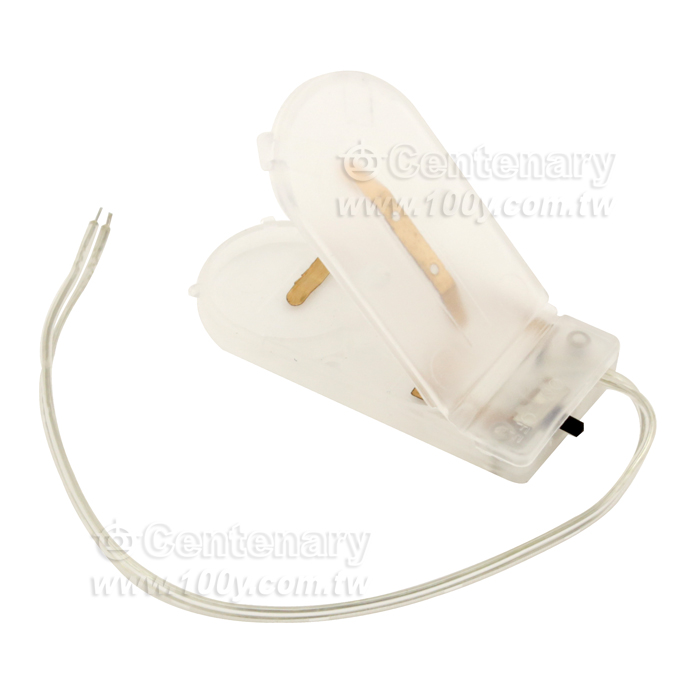 鈕扣電池座 透明(2節6V) - 117772 產品圖片