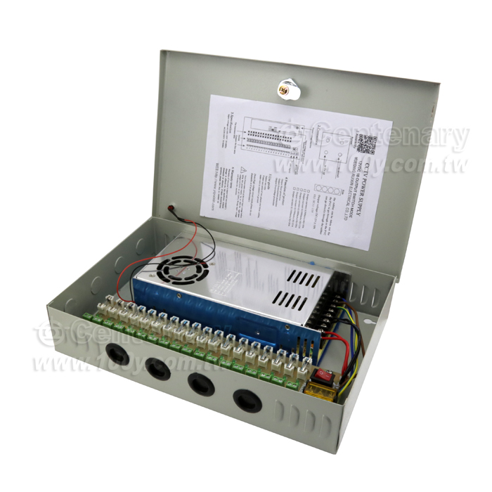 CCTV Power Supply 12VDC 18 Output Switch Mode - 117712 Product Image
