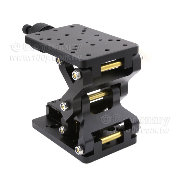 精密型手動升降臺 升降行程60mm 硬鋁 - 103479 產品圖片