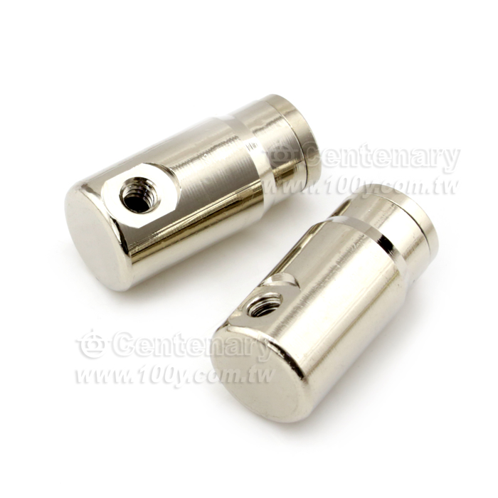 快插式終端堵頭單噴座9.52mm-黃銅鍍鎳 - 117810 產品圖片