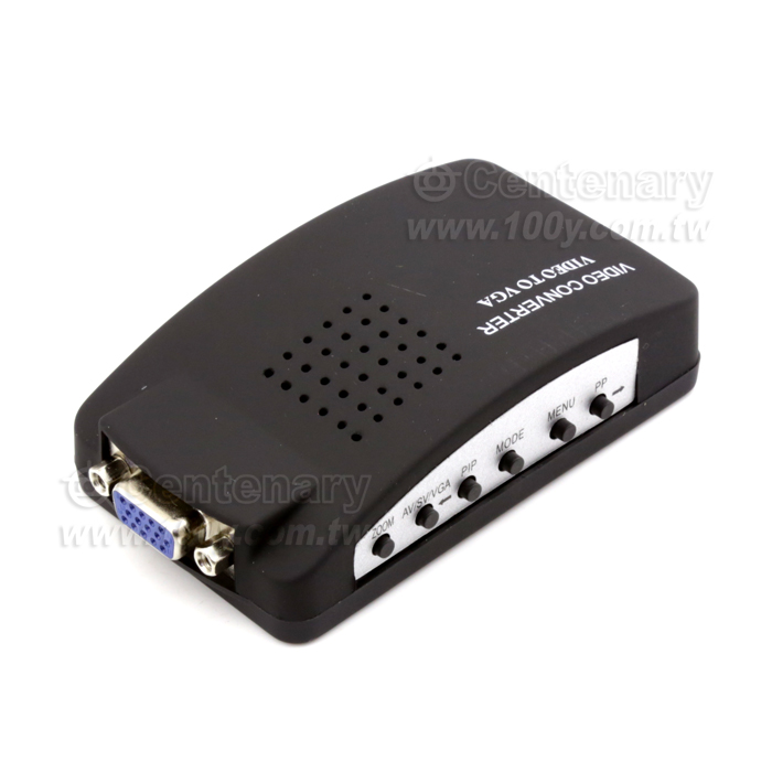 AV+S端子轉 VGA視訊轉換盒 - 104353 產品圖片