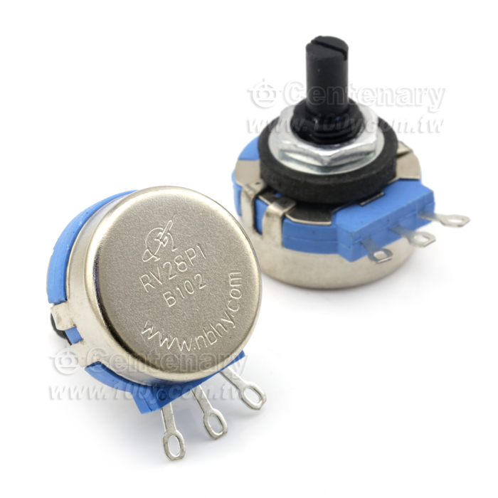 旋轉式絕緣軸碳膜電位器   ±20% - 65979 產品圖片