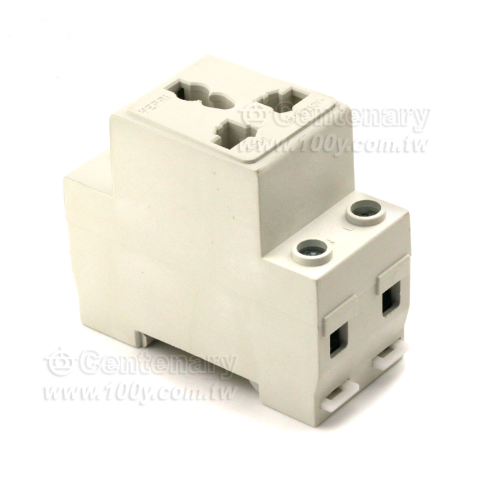 10A-16A導軌插座-C45導軌式3插座 - 118155 產品圖片