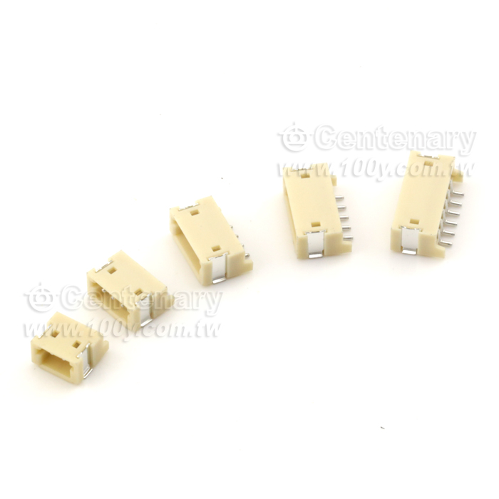 ZH1.5-6P   臥貼公座   SMD 180°針 - 44385 產品圖片