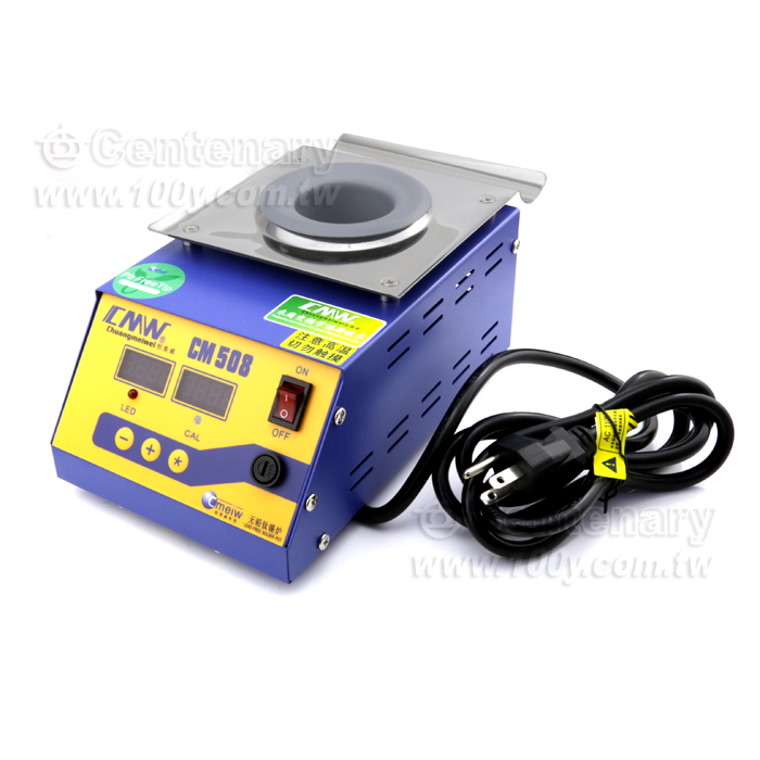 高溫無鉛數顯 圓形小錫爐 280W 錫爐尺寸： ψ50*34mm - 29149 產品圖片