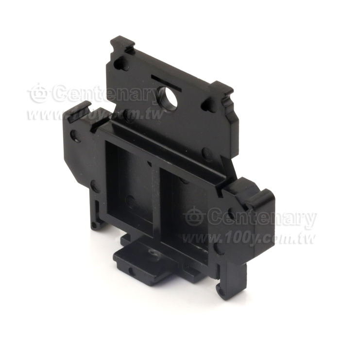 DIN Rail Mount Terminal End Bracket-Double Deck 10A - 53836 Product Image