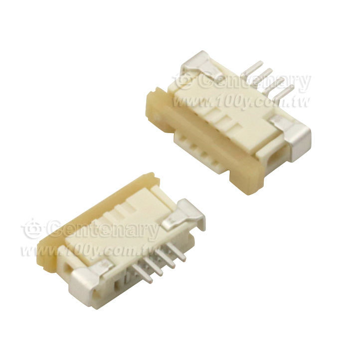 CONN FFC/FPC 4P 1mm  R/A SMD - 101690 Product Image