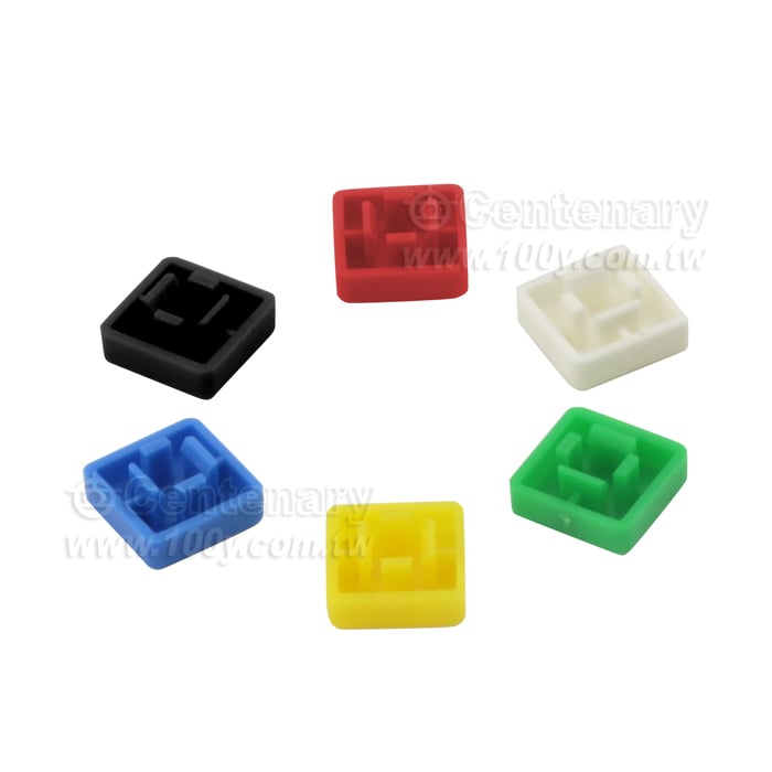 黃色  適用於12*12*7.3MM輕觸開關 - 118596 產品圖片