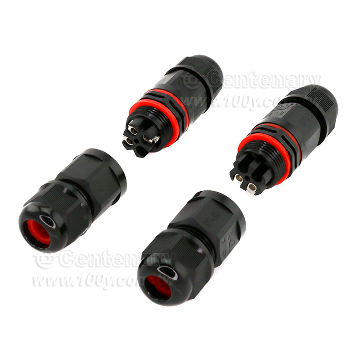 Waterproof connector integrated type - 2 cores - 150170 Product Image