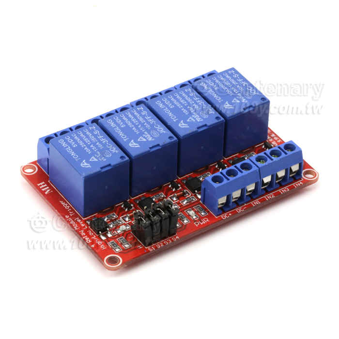 4路繼電器模組帶光耦隔離 - 119308 產品圖片