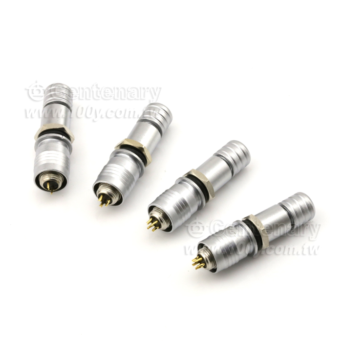 Push-pull Nickle Plated Industial Circular Connector - 119129 Product Image