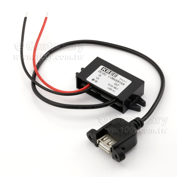 DC-DC 模塊 雙USB DC12Vin 轉DC5Vout 3A - 119290 產品圖片