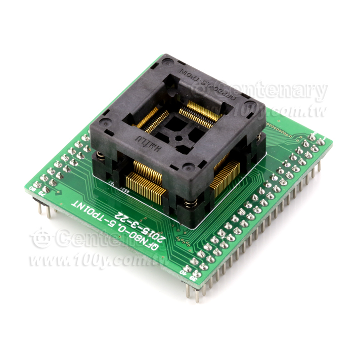 QFP 0.5mm Test Socket OTQ-80-0.5-02B - 119245 Product Image