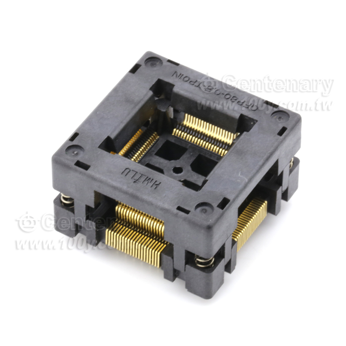QFP 0.5mm Test Socket OTQ-80-0.5-02B - 119242 Product Image