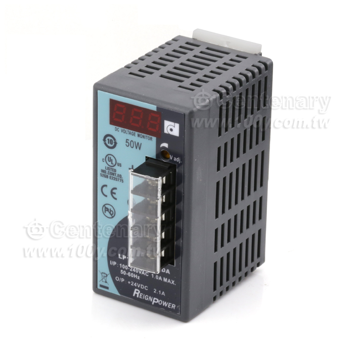 Din Rail Switching Power Supply 40~50W Output Voltage Monitor - 119541 Product Image
