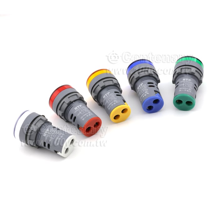 帶電壓指示的信號燈-測量範圍AC50-500V 黃色 - 119518 產品圖片