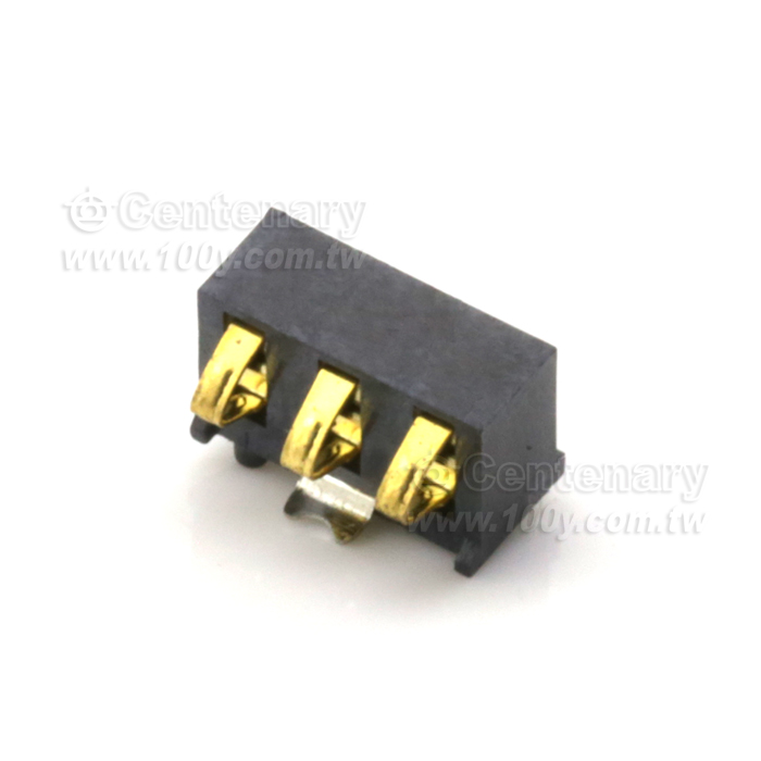 手機電池連接器 3P/4.5mm 鍍金 - 119575 產品圖片