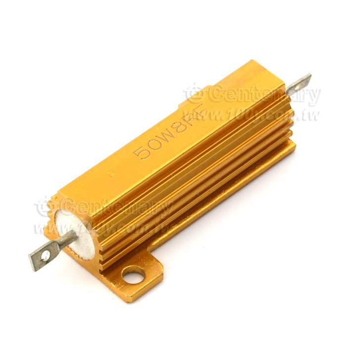 50W黃金鋁電阻 8ohm ±1% - 120266 產品圖片