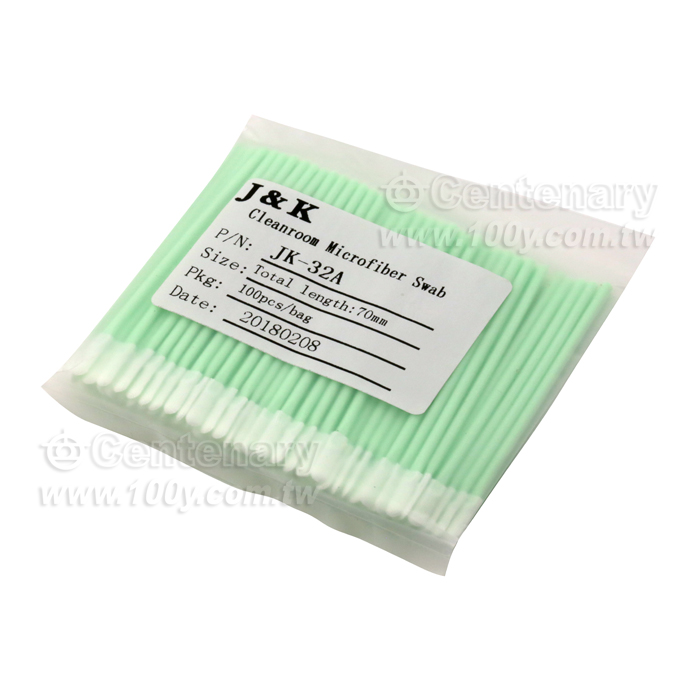 單層 無塵布扁頭 3.2*1.5*10mm  總長70.5mm  （100支/包） - 119982 產品圖片