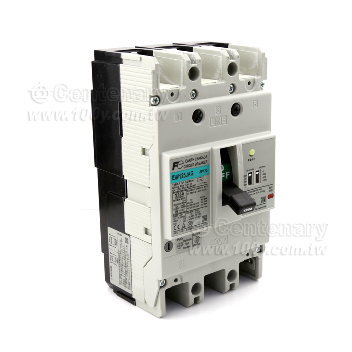 3P125A 富士漏電斷路器220/440V - 93919 產品圖片