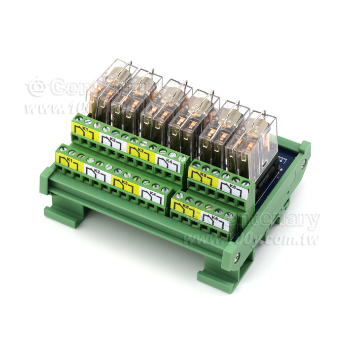 6-Way Omron Two-Group Relay Module - 44511 Product Image