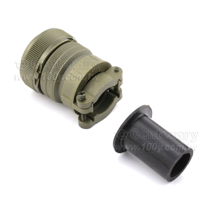 Straight Plug+Cable Strain Relief Clamp - 120767 Product Image