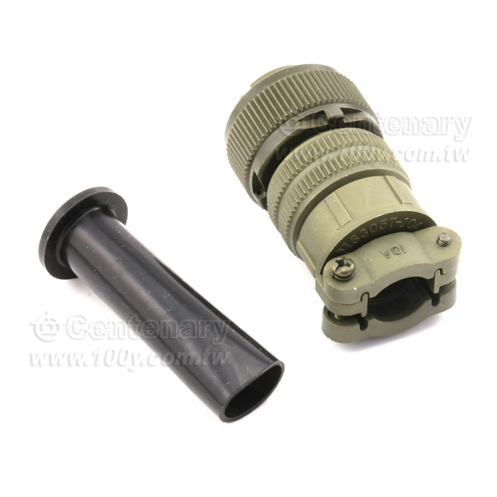 Straight Plug+Cable Strain Relief Clamp - 120610 Product Image