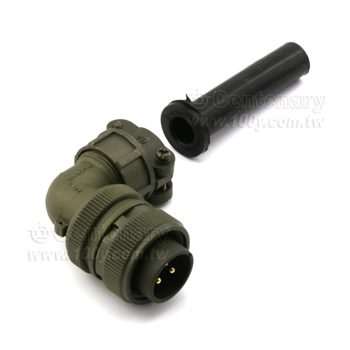 90° Angle Connector+Cable Strain Relief Clamp - 120565 Product Image