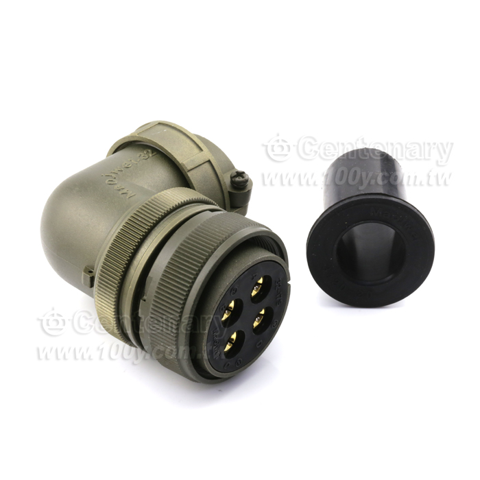 4P母端彎管接頭+電纜夾 - 120798 產品圖片