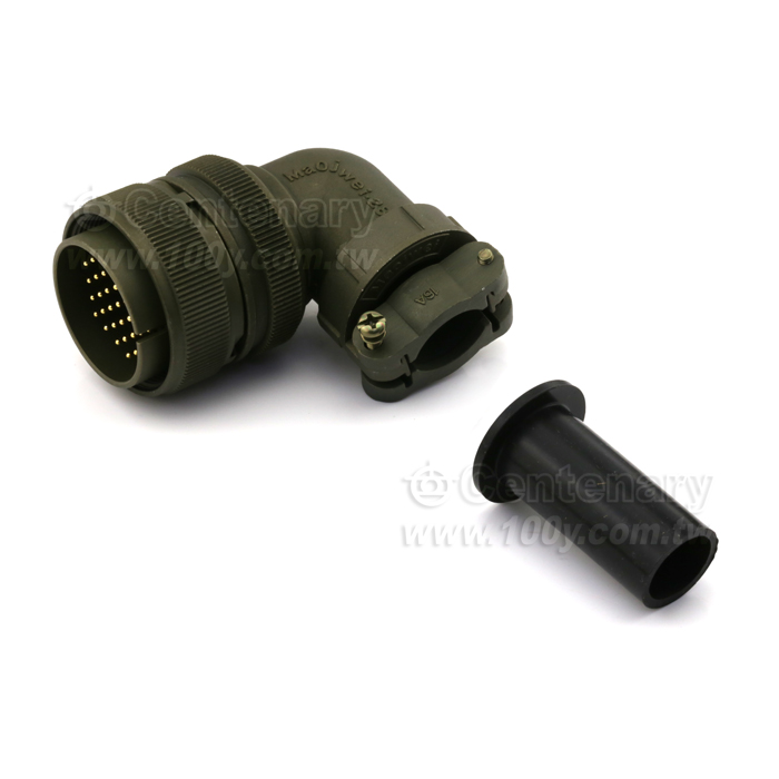 90° Angle Connector+Cable Strain Relief Clamp - 120759 Product Image