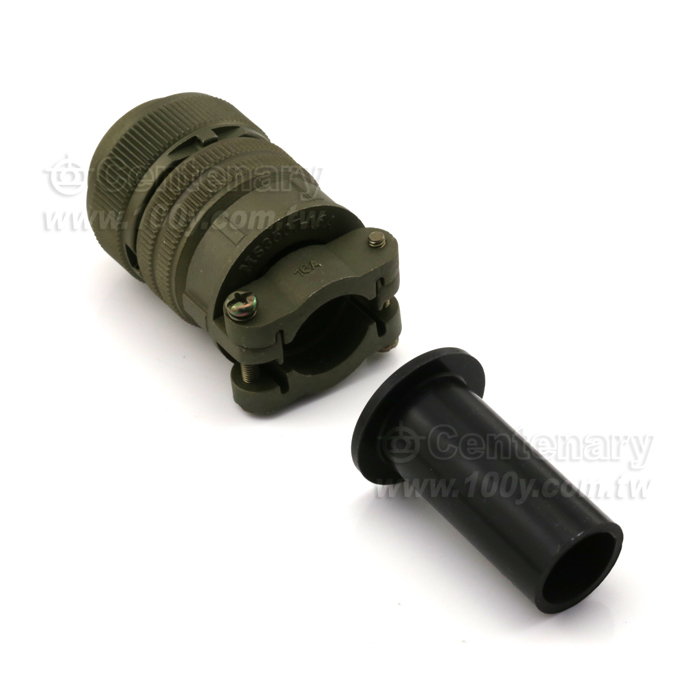 Straight Plug+Cable Strain Relief Clamp - 120742 Product Image
