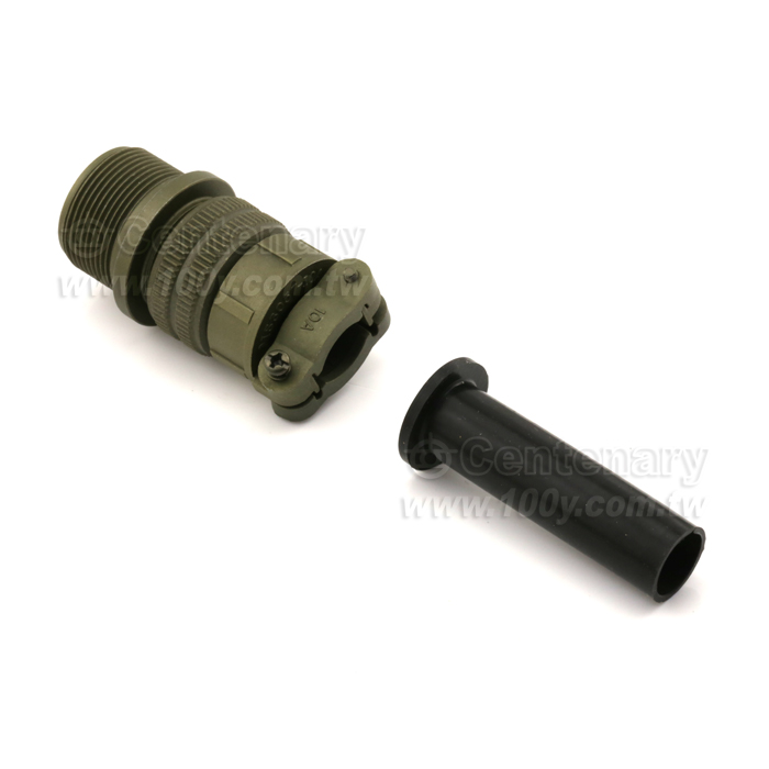 Straight Plug+Cable Strain Relief Clamp - 120608 Product Image