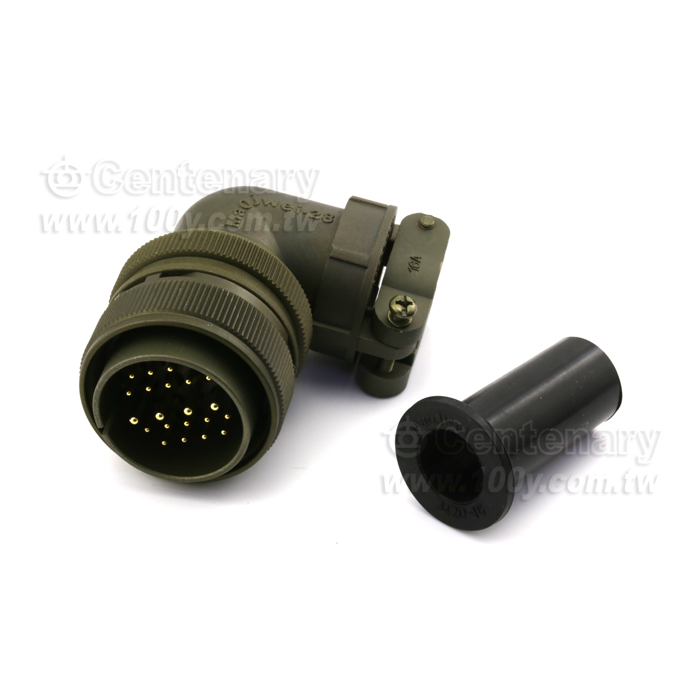90° Angle Connector+Cable Strain Relief Clamp - 120757 Product Image