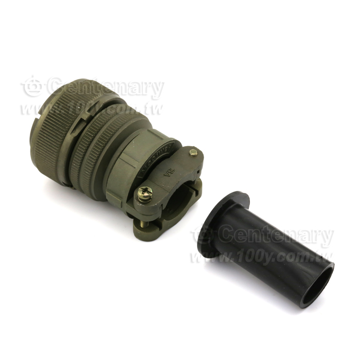 Straight Plug+Cable Strain Relief Clamp - 120755 Product Image