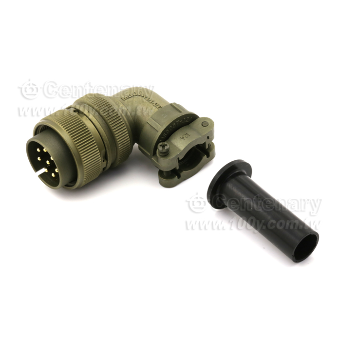 90° Angle Connector+Cable Strain Relief Clamp - 120722 Product Image