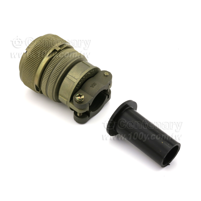 Straight Plug+Cable Strain Relief Clamp - 120763 Product Image