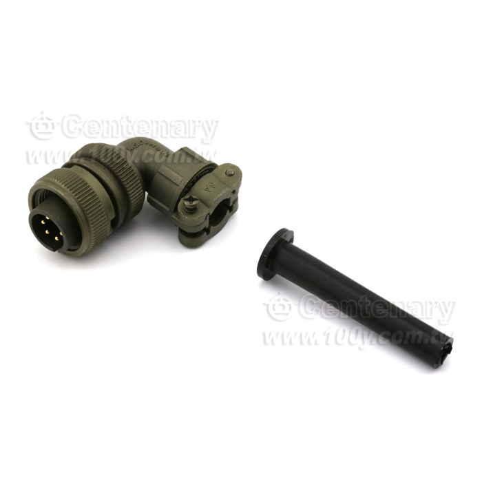 90° Angle Connector+Cable Strain Relief Clamp - 120560 Product Image
