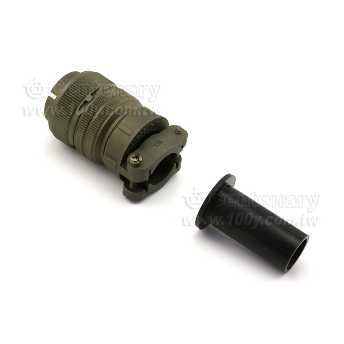 Straight Plug+Cable Strain Relief Clamp - 120739 Product Image