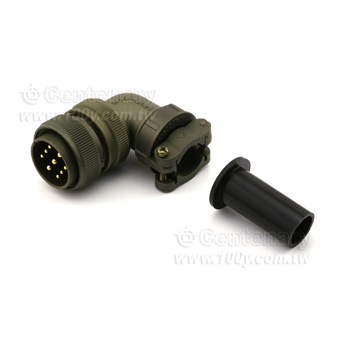 90° Angle Connector+Cable Strain Relief Clamp - 120745 Product Image