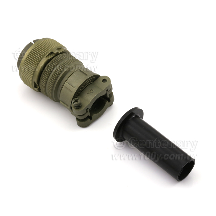 Straight Plug+Cable Strain Relief Clamp - 120718 Product Image