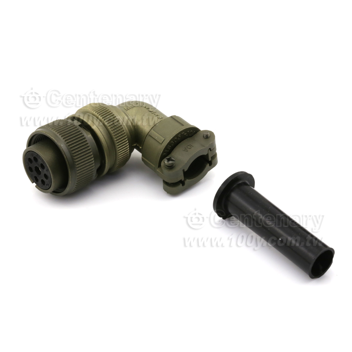 90° Angle Plug+Cable Strain Relief Clamp - 120611 Product Image