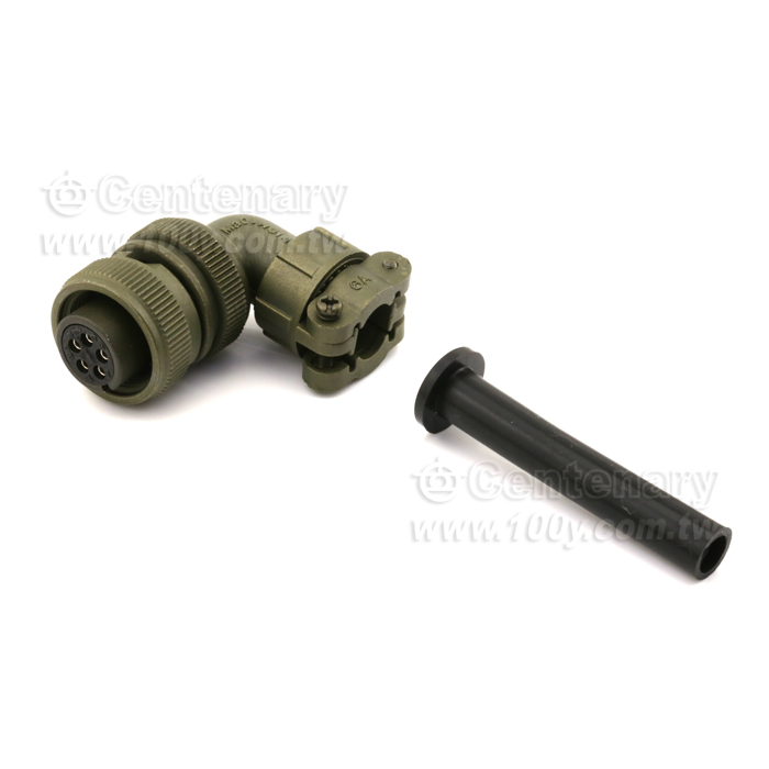 5P母端90度彎管接頭+電纜夾 - 120562 產品圖片