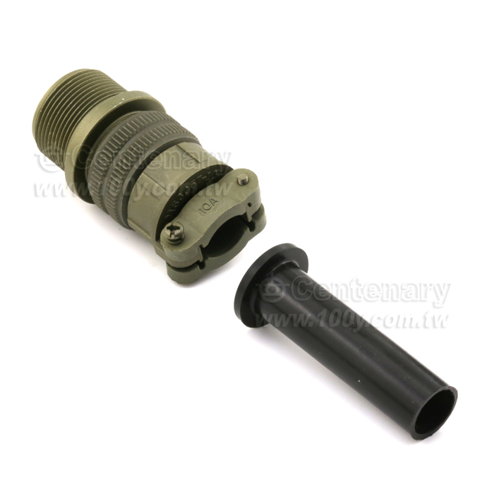 Straight Plug+Cable Strain Relief Clamp - 120607 Product Image