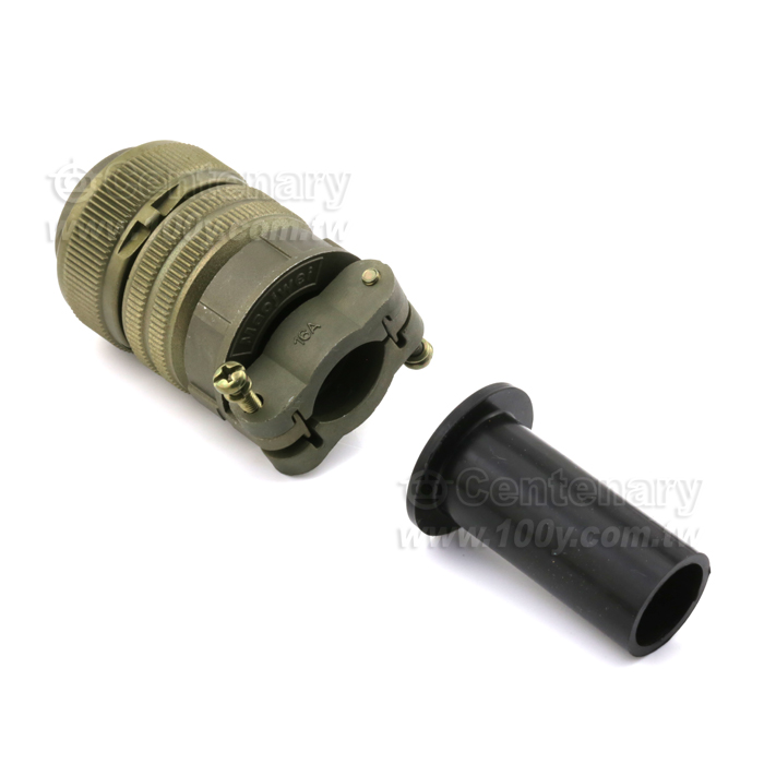 Straight Plug+Cable Strain Relief Clamp - 120743 Product Image