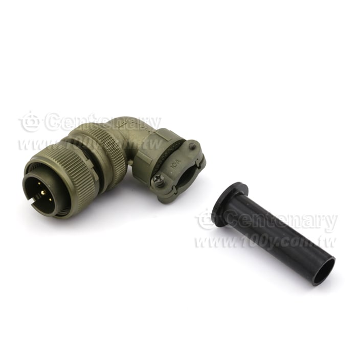 8P公端90度彎管接頭+電纜夾 - 120592 產品圖片